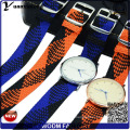 Yxl-031 Novo Estilo Perlon Strap Banda Promocional de Boa Qualidade Assista Strap Relógio de Pulso Perlon Strap Design Personalizado Por Atacado Pulseira de Relógio